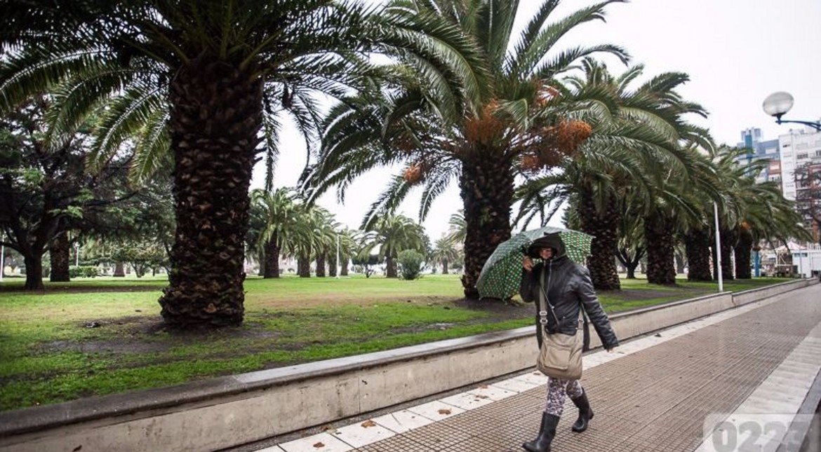 Frío, lluvias y un día de sol: el pronóstico para hoy y el finde en Mar del Plata
