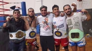 Tres campeones marplatenses