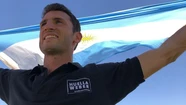 Germán Chiaraviglio no se rinde y será el abanderado argentino