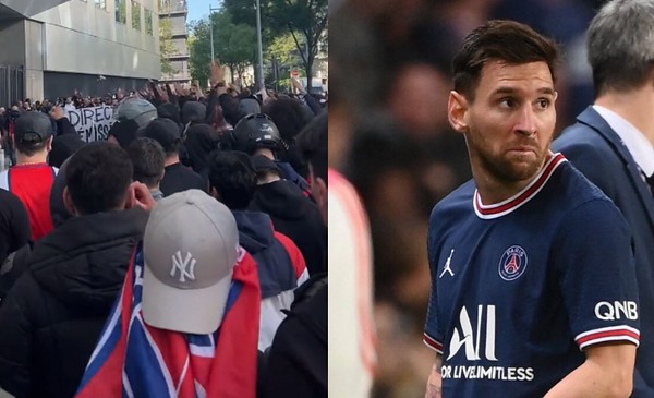 Los hinchas del PSG se juntaron en la puerta del club para insultar a ...