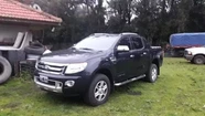 Camioneta en la que protagonizó el siniestro.