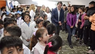 Sileoni y Raverta visitaron dos escuelas marplatenses que concluyeron obras