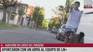 Video: amenazaron con armas y les robaron en vivo a periodistas en un móvil de LN+