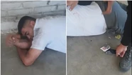 "Ya perdí, pero no me dobles las piernas": le robó a una chica y los vecinos casi lo linchan