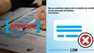 Alerta por estafas: roban datos de las tarjetas de crédito de los que consultan el padrón electoral
