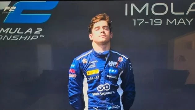 Franco Colapinto hizo historia en Ímola