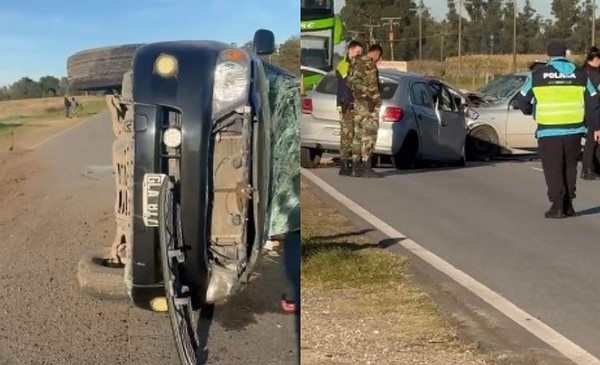 Video: así quedaron los autos tras el fatal triple choque en la Ruta 88 ...