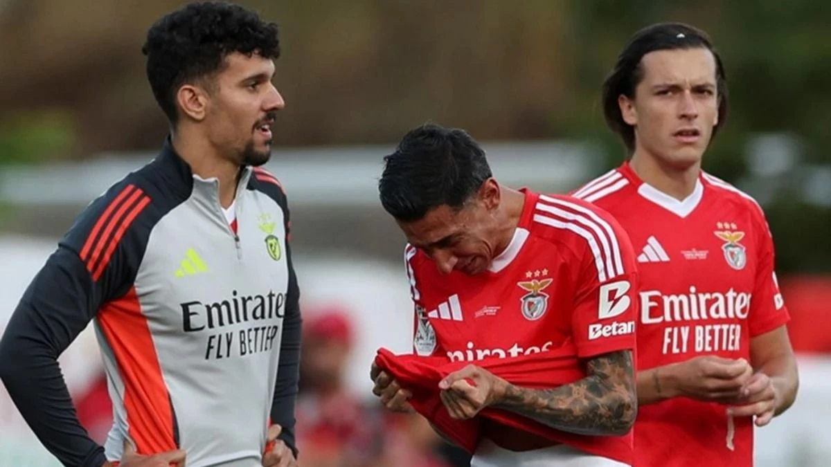 El llanto desconsolado de Di María en ¿su último? partido con el Benfica