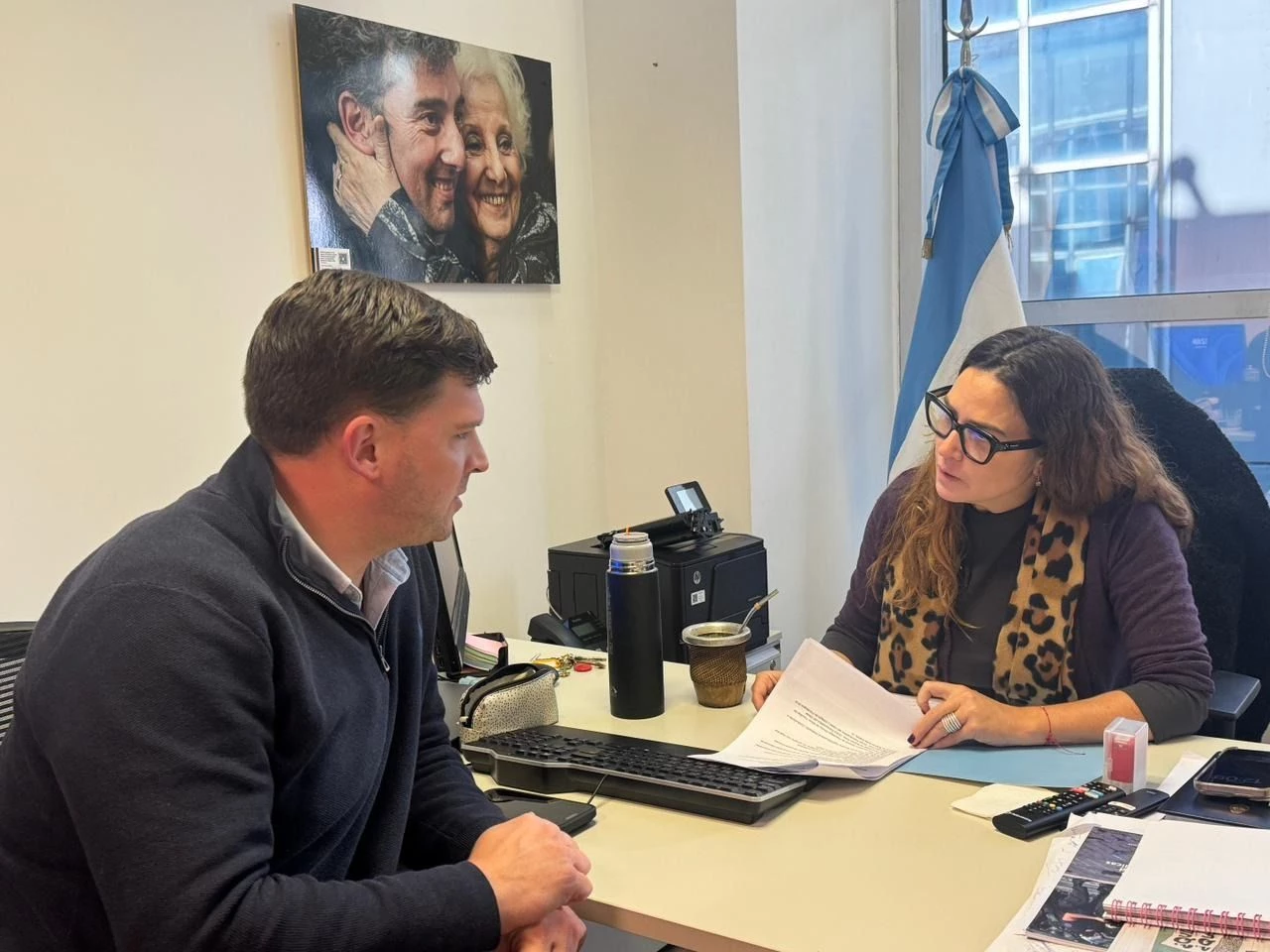 Cheppi se reunió con la diputada nacional Jimena López para trasladar la preocupación por Zona Fría