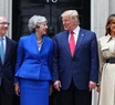 Trump se reunió con Theresa May en plena tensión por Brexit