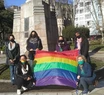 En el Día del Orgullo, se realizó el izamiento de la Bandera de la Diversidad en la Plaza San Martín