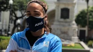 Belén Casetta le regaló la medalla a Maratea