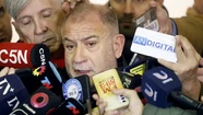 Luis Juez se retira del plenario de Juntos por el Cambio. Foto: La Nación.