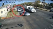 Video: atropelló a un policía cuando escapaba y lo detuvieron en un hotel alojamiento