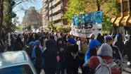 Los militantes de Libres del Sur cortan Catamarca entre Moreno y Belgrano. Foto: 0223.