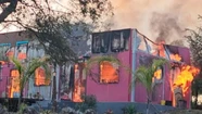 Fue a buscar a su hija al jardín y su casa se incendió: “Se me fue la vida”