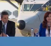 Cristina Fernández se mostró con el precandidato a presidente Sergio Massa.
