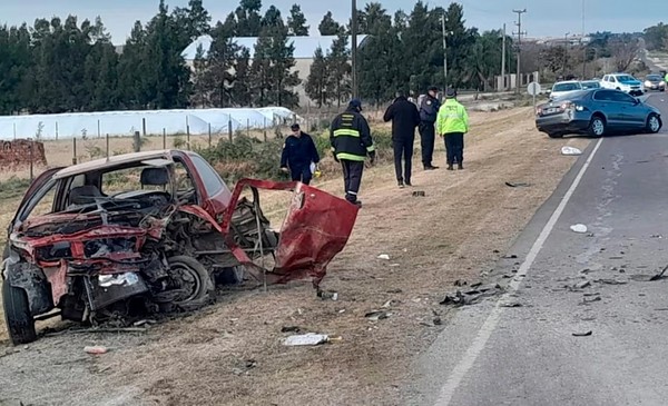 Tragedia: un hombre murió tras un brutal choque frontal en medio de la ...
