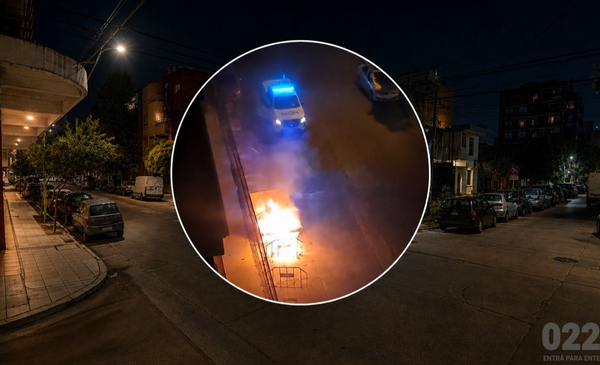 Pirómano suelto volvió a atacar: incendió un contenedor y sigue generando caos en Mar del Plata