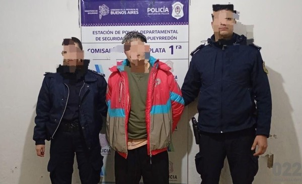 Se armó el bardo: campera de Pedidos Ya y piñas a la poli