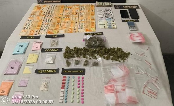 Operativo en Mardel: desarmada banda de tusi y MDMA en plena city