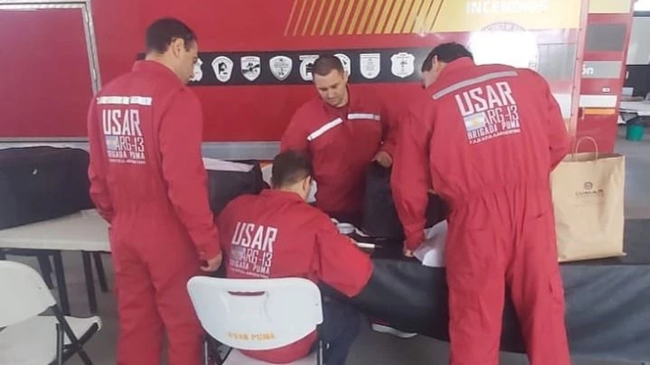 Los voluntarios fueron convocados por la Brigada PUMA USAR ARG-13
