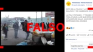 No, esta foto no es de un supuesto policía pateando una olla en la Argentina, circula desde 2012 en Perú