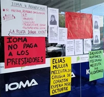 Hace nueve meses que Ioma no le paga al acompañante de su hijo: "Nos están vulnerando un derecho" Hace nueve meses que Ioma no le paga al acompañante de su hijo: "Nos están vulnerando un derecho"