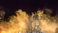 ¿Apareció la imagen de Diego Maradona durante los festejos en Mar del Plata?