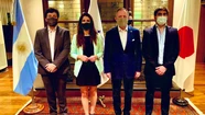 Inés Arrondo llegó a Japón para los JJOO y se reunió con el embajador argentino