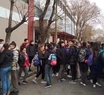 "Las autoridades siempre nos dicen algo distinto", reprochan los estudiantes. Foto: 0223.