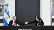 "Ninguna pelea justifica la resignación de un derecho", dijo el presidente. Foto: Casa Rosada.