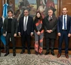 Silvina Batakis consiguió una primera foto de apoyo político con gobernadores.