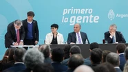 "Estas inversiones en infraestructura son necesarias", sostuvo Kicillof. Foto: Casa Rosada.