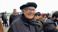 El Premio Nobel de la Paz, Adolfo Pérez Esquivel, participó este martes de la reinauguración del hotel 6 de Chapadmalal. Foto: 0223