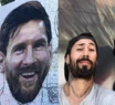 La reacción de Beckham por el enorme mural de Messi que hizo un argentino en Miami