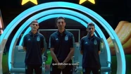 Lionel Scaloni, Pablo Aimar y Roberto Ayala, tripulantes de lujo.