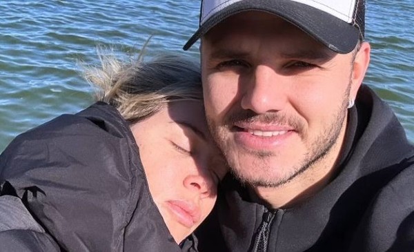 Mauro Icardi compartió la primera foto de Wanda Nara tras su internación |  0223