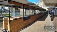 Nueva imagen. Los artesanos inauguraron 30 puestos nuevos en la feria de calle Mitre. Foto: 0223.