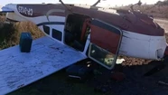 La avioneta fue abandonada con la cocaína en su interior.