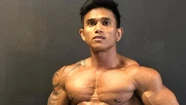 Al influencer y fisicoculturista Justyn Vicky se le cayó una barra de 120 kilos y murió.