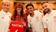 Lisandro Martínez se encontró con Julia Roberts.