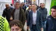 El ex presidente Mauricio Macri visitó la Exposición Rural.