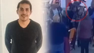 Emiliano Bustos salvó a la turista aplicando la maniobra de Heimlich. Foto cortesía El12TV.