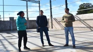 Avances en las obras del polideportivo de Mar del Sud