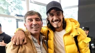 Cavani ya está en Argentina y lo presentan en La Bombonera