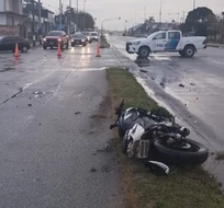 El choque ocurrió en Luro al 10.300. El choque ocurrió en Luro al 10.300.