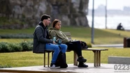Baja la temperatura en un domingo soleado en Mar del Plata Baja la temperatura en un domingo soleado en Mar del Plata