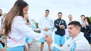 La romántica propuesta de casamiento en la delegación argentina en los Juegos Olímpicos La romántica propuesta de casamiento en la delegación argentina en los Juegos Olímpicos