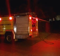 Una dotación del Cuartel Puerto trabajó en el lugar. Una dotación del Cuartel Puerto trabajó en el lugar.